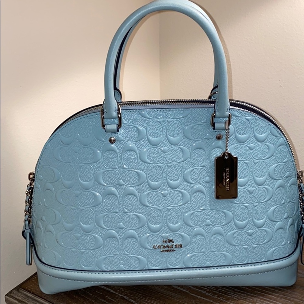 Coach Sierra Satchel (powder blue)